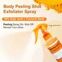 Body Keratin Care Kojic Acid Turmeric Spray: Gently Exfoliating Peeling Shot Hydrates,Nourish your skin,Suitable for All Skin Types, 200ml - MM