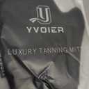 Yvoier Self Tanning Mitt Applicator - Elastic Wrist Tan Mitt Applicator Microfibre Tanning Lotion Applicator Self Tanning Glove Sunless Tanning Mitt Streak Free Tan for Tanner Spray Mousse Lotions