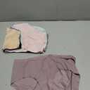 PURILINE Seamless Underwear Women No Show Hipster Panties 6 Pack Mid Rise Silky Soft Thin Comfort Stretch Breathable Briefs, Multicolor A, Large