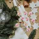 BESPORTBLE Star Sequin Glass Ball Charm: 40Pcs Colorful Glass Ball Pendants with Sparkling Sequin Filled Beads for DIY Jewelry Making - Perfect for Earrings, Necklace Pendants & Craft Projects