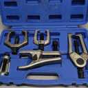 Ball Joint Separator Kit | 5 in 1 Pitman Arm Puller, Tie Rod End Tool Set, Splitter Removal Kit for Front End Service (Blue)