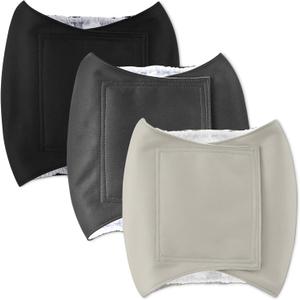 Amazon Basics Washable Dog Diapers, Highly Absorbent, Male, L Size, 3 Pack, 20.9 x 8.3 x 0.25, Colors- Black, Grey, Silver