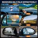 Glass Emulsion Cleaner,Car Oil Film Cleaner,Handle Oil Film Remover&Windshield Cleaner For Cars Window, Glass Emulsion, Crystal Clear View