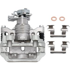 MAYASAF 18B4892 Rear Right Disc Brake Caliper Passenger Side Caliper Assembly for Chevy 2008-10 HHR/2004-12 Malibu/05-08 Cobalt, for Pontiac 07-09 G5/05-10 G6, for Saturn 07-09 Aura/04-07 Ion
