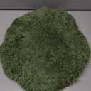 Luxury Soft Microfiber Toilet Lid Cover Machine Washable Solid Toilet Seat Cover 17.5" x 15" Adjustable Rubber Backing Fits Most 16-17.5" L x 14-16" W Round Oblong and Elongated Toilet Seat (Green)