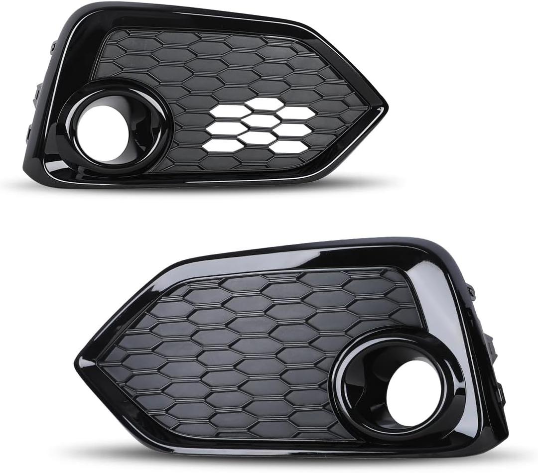 Nixon Offroad Fog Lights Cover Fog Lamp Bezel Trim for 2017 2018 2019 Honda Civic Hatchback/Type r/Si sedan/Si coupe, Factory OEM Style Fog Lamps Covers Bezel Set, Passenger and Driver Sides
