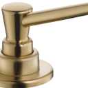 Delta Faucet Pump Soap/ Lotion Dispenser Gold, Countertop Soap Dispenser, Top Fill Deck Mount Soap Dispenser, Champagne Bronze RP1001CZ (2-3/4 inches)