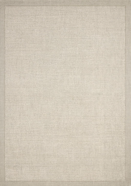 Loloi Magnolia Home by Joanna Gaines Henley Collection HNY-01 Ivory/Silver 5'-0" x 7'-6" Area Rug