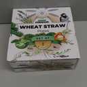 Grow Forward Premium Wheat Straw Plates - 10 Inch Reusable Hard Plastic Dinner Plates Set of 8 - Unbreakable Microwave Safe Plates for Dessert, Camping, RV, Outdoors, Patio, Kitchen Dishes - Feather