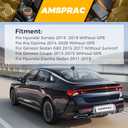 Shark Fin Antenna Cover,Car Roof Antenna Caps fit for Kia Optima 2014-2020,Sonata 2015 2016 2018 2019,Genesis Sedan G80 2015-2017,Genesis Coupe 2013-2015,Elantra Sedan 2011-2016,(Not Sport)