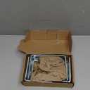 90 Degree Gusseted Fitting for 1-5/8" Strut Channel,4 Hole Heavy Duty Steel Right Angle Connector Brackets for 1 /2" Bolt, 5 mm Thick Unistrut Hardware(4 Pack)