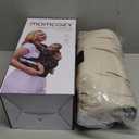 Momcozy Baby Carrier - Ergonomic, Cozy and Lightweight Carrier for 7-44lbs, Effortless to Put On, Ideal for Hands-Free Parenting, Enhanced Lumbar Support, Purehug for Infant to Toddler, Khaki