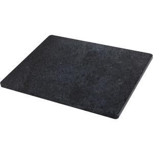 Black Marble Cutting Board For Kitchen, Large Marble Slab Pastry Board With Non-Slip Feet For Baking, Cheese, Charcuterie, Chocolate, 16x20 Inch, Pack Of 1 Piece (Ocean Grey)