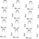 FELTECHELECTR 12pcs Mini Suitcase Candy Box Transparent Wedding Favor Boxes for Unique Party Decorations Creative Design with Spacious Interior for Candies and Gifts