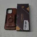 LOHASIC Compatible with Magsafe for iPhone 16 Pro Max Wallet Case, Detachable Leather Credit Card Holder Slot with RFID Blocking Cases for iPhone 16 Pro Max 2024 New, Dark Brown