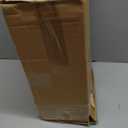 JIUYOTREE 4-Tier Plastic Rolling Storage Cart Utility Cart with Extra Hanging Cups Handles Lockable Wheels for Living Room Bathroom Kitchen Office Blue