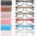 NOVIVON 6 Pack Reading Glasses for Women, Reading glasses men, Blue Light Blocking Readers, Computer eye glasses, Cheaters