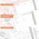 2 x 2026 Planner - Planner 2026, 2026 Planner Weekly and Monthly, Jan. 2026 - Dec. 2026, 8.5" x 11" Calendar Planner with 12 Monthly Tabs, Inner Pocket, Daily Organizer