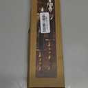 Flameless Taper Candles with Remote Battery Operated CandleSticks with Flickering Light Set of 2 Real Wax Handmade Skeleton Couple LED Window Candles for Halloween Horror Party Gothic Wedding Decor