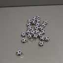 Blulu 30 Pack Soccer Keychains Rugby Stress Ball Sports Ball Keychains for Boys School Carnival Reward, Football Party Bag Gift Fillers(Soccer)