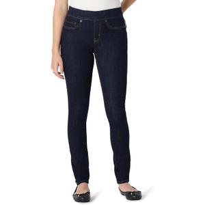 Amazon Essentials Women's Stretch Denim Mid-Rise Pull-On Skinny Jegging