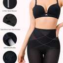 Gotoly Shapewear Tummy Control Mid-Waist Body Shaper Shorts Butt Lifting Panties Shapewear Shorts (Black, S)