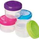 Sistema Lot+de+4+Boxes+food+%C3% A0+condiments+with+lid+dressing+To+Go+35cl+%28Coloris+assorted%29