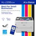 Brother HL-L3295CDW Wireless Compact Digital Color Laser Printer, Duplex, NFC, Mobile & Ethernet | Includes 2 Month Refresh Subscription Trial , Amazon Dash Replenishment Ready