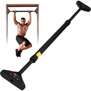 Yes4All Heavy Duty Wall Mounted Pull Up Bar, Over Door Pull Up Bar for Doorway, Multi Grip Chin Up Bar, Sturdy Strength Training Bars & Durable Gym Bar for Home Exercise