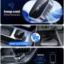Teeran 2 in 1 Wireless CarPlay and Android Auto Adapter, Easy Setup Plug and Play, Fast Seamless Use Supports 1000+ Cars with Built-in Wired Car Play/Android Auto Compact Sleek Design Car Adapter