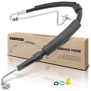 A-Premium Power Steering Pressure Hose Line Assembly Compatible with Audi A4 2009-2012, A4 Quattro 2009-2010, A5 Quattro 2010, L4 2.0L, with O-ring & Washer, Pump To Rack