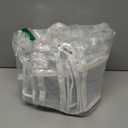 6 Pcs (16 * 12 * 4 Inch) Zippered Plastic Storage Bags, Transparent Zippered Storage Bags For Storing Linen Sweaters, Blankets, And Bed Sheets In Wardrobes