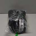 GRLYUH Black Long Bathroom Rug - Waffle Runner Bath Mat Non Slip Washable, Super Absorbent & Quick Dry, Boho Bath Mat Farmhouse Bathroom Decor, 24'' x 60'', Black