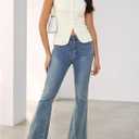 MakeMeChic Womens Vest Top Trendy Button Up Tank Tops Asymmetrical Y2k Going Out Top (White, XS)