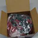 Ucutely C9 LED Christmas Lights Outdoor,33 Feet 50 LED 8 Lighting Modes Waterproof Connectable Christmas String Lights for Outside Roofline Patio Home Xmas Decorations (Red)