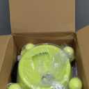 Automatic Dog Ball Launcher, Dog Ball Thrower Machine with 10-30Ft 3 Launching Distance, Interactive Toys for Small Dogs Indoor & Outdoor with 15 Mini Tennis Balls-2 Inch Light Green