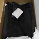 Zizor Women's Cozy Short Bootie Slippers, Winter Warm Hard Bottom House Shoes with Fuzzy Lining Size 10