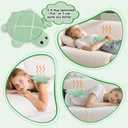 Turtle Microwavable Cute Heating Pad for Period Cramp Relief Menstruation Valentines Day Gifts for Women, Girlfriend - Cozy Turtle Plush Heated Stuffed Animal (Green)-8 (Small)