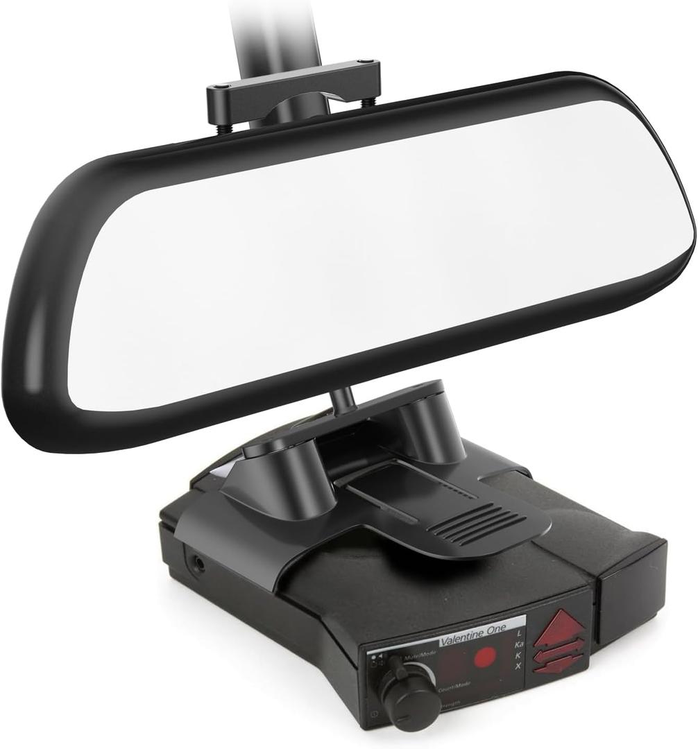 Radar Detector Mount, Car Radar Detector Rearview Mirror Rod Bracket, Compatible with Valentine V1, Easy to Install,not Applicable to Unlisted Models (Upgraded Version)