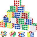 Mini Cube 20 Pack Magic Cube, Puzzle Party Favors for Kids Party Puzzle Game Toys Classroom Rewards & School Prize for Students, Stress Relief Toys Goody Bag Filler Birthday Easter Gift
