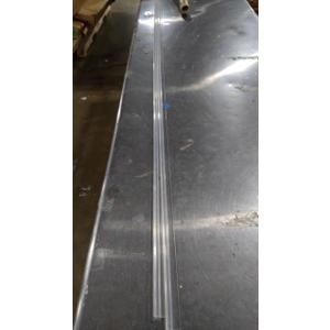 2 Pack, Clear Plastic Shower Door Bottom Seal, 78INCH Long,