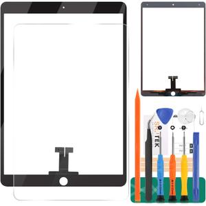 SRJTEK for iPad Pro 10.5 2017 A1701 A1709 Touch Screen Replacement Kit (Not LCD) for iPad Air 3 Digitizer 10.5 2019 A2153 A2123 A2152 Touch Panel Sensor Glass Repair Parts (Black)