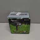 2Pack Solar Ultrasonic Animal Repeller with Strobe Light  for Gardens, Farms and courtyards Outdoor Deterrent for Raccoons, Deer, Squirrels, Cats, Skunks & Foxes (Green)