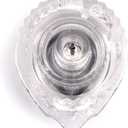 2 x Shower Handle. Compatible with Moen 100710 Series Thermostatic Single Bathtub and Shower Replacement Handle Kit. White and Black knob Inserts, 1-Piece Pack