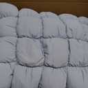 Mellow Puff Pillow Cooling Ice Silk Bed Pillow, Back & Stomach Sleepers
Fluffy Goose Down Alternative Fill, Hypoallergenic & Machine Washable Pillow for Side, Baby Blue, Lightweight Summer Quilt