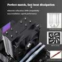 Thermalright Assassin X120 Refined SE CPU Air Cooler, 4 Heat Pipes, TL-C12C PWM Fan, Aluminium Heatsink Cover, AGHP Technology, for AMD AM4/AM5/Intel LGA 1150/1151/1155/1200/1700/1851(AX120 R SE)