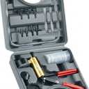 Orion Motor Tech Brake Bleeder Kit with Hand Vacuum Pump and Adapters, Brake Bleeding Kit for Brake Fluid Power Steering Fluid More, Vacuum Brake Bleeder Pump with Pressure Gauge (Gray)