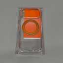 TORRAS 360 Magnetic Stand for iPhone 17 Pro Max Case, [Fit for MagSafe] [4X Military-Grade Protection] Slim Case for iPhone 17 Pro Max 6.9" 2025, Clear-Orange, Ostand O3 Fitness Series