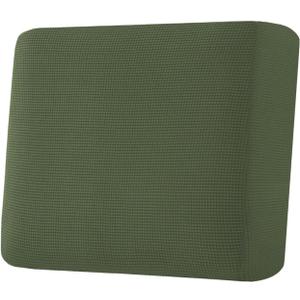 H.VERSAILTEX Super Stretch Individual Seat Cushion Covers Sofa Covers Couch Cushion Covers Slipcover Sets Thick Jacquard Textured Twill Fabric (1 Piece Chair Cushion Cover, Bronze Green)