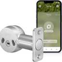 Level Bolt Smart Deadbolt - Make Your Lock Smart & Keep Your Existing Hardware and Keys - Keyless Entry via Level App (iOS & Android) - Works with Apple Home (Satin Chrome)